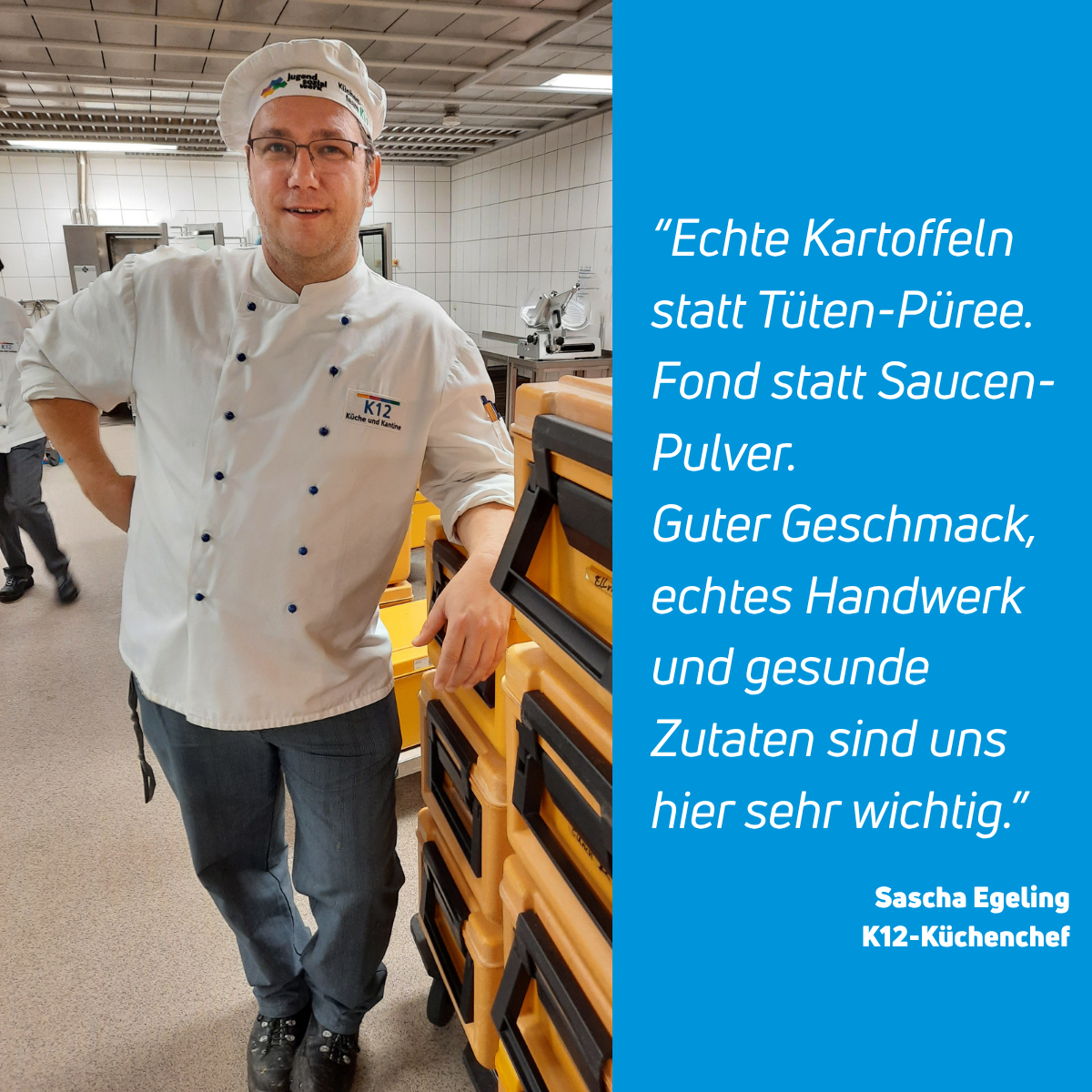 Küchenchef Sascha Egeling